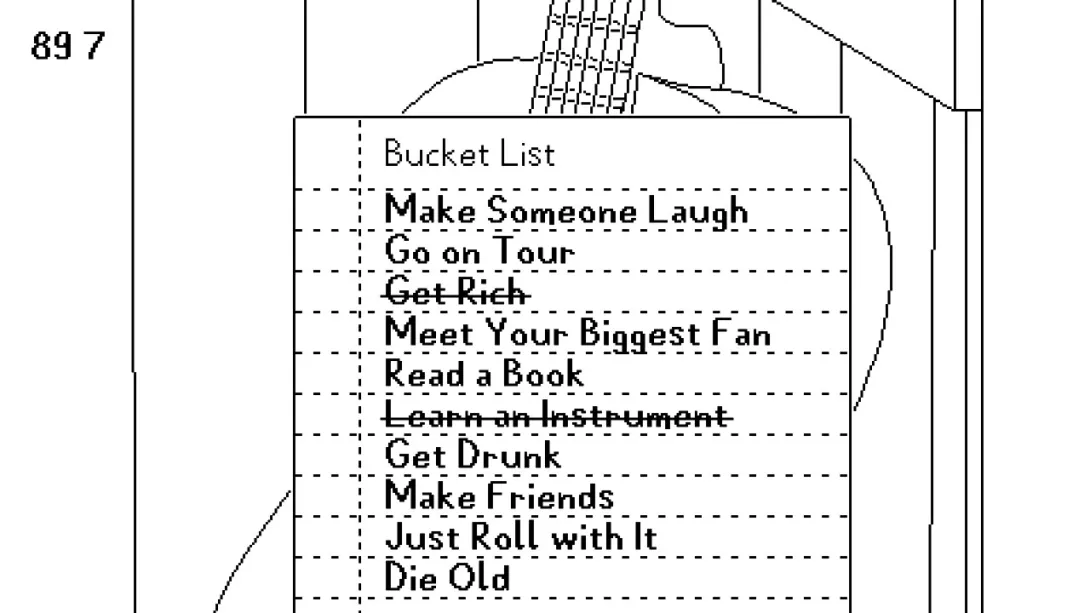 Time Flies bucket list