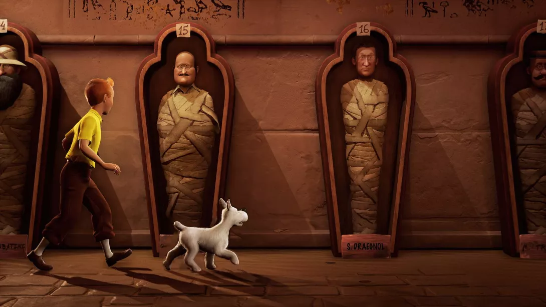 Tintin reporter cigars of the pharaoh Tintti ja Milou Snowy