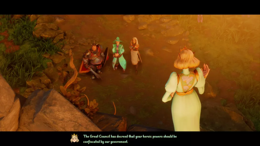 Trine 5_ A Clockwork Conspiracy_Kuningatar läksyttää