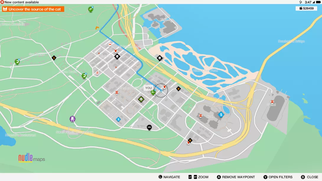 WATCH_DOGS  2 Watch Dogs 2 kartta ja tavaraa sinne ripoteltuna
