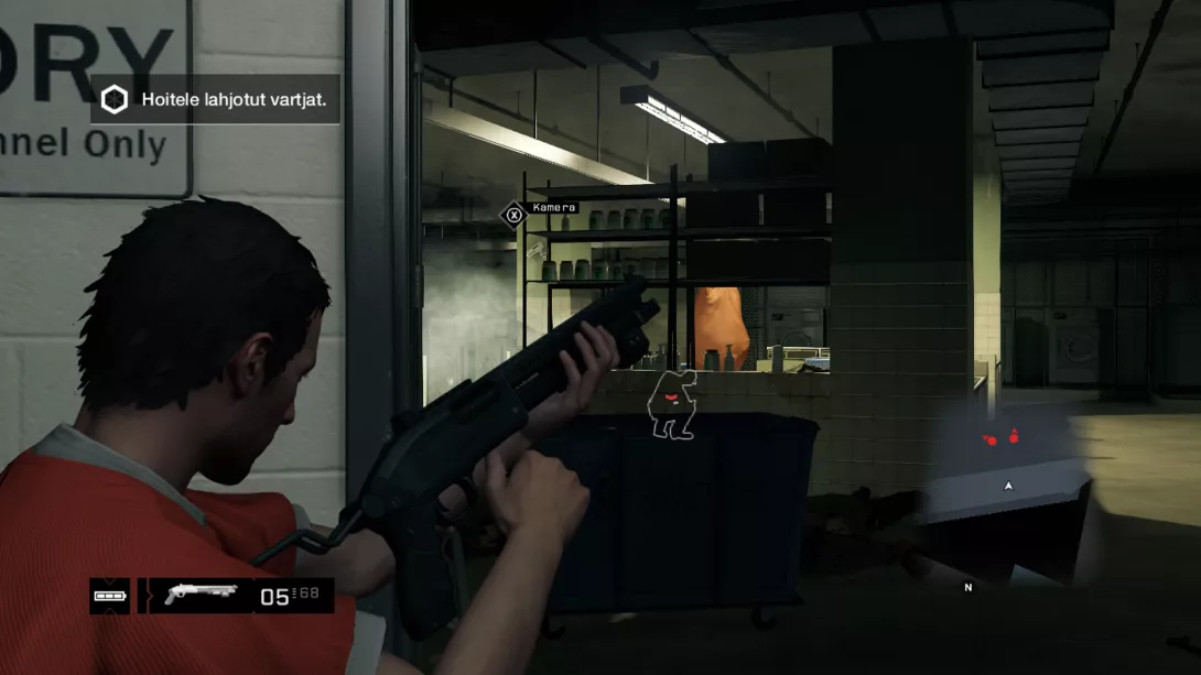 Watch Dogs pyssyttelyä vankilassa