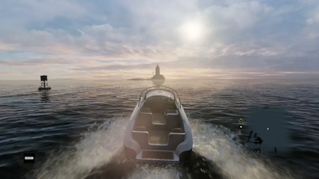 Watch Dogs kaunista veneilyä
