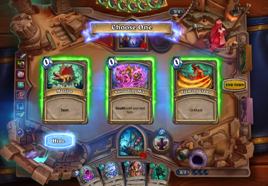 Hearthstone: Journey to Un'Goro, Adapt-valinta