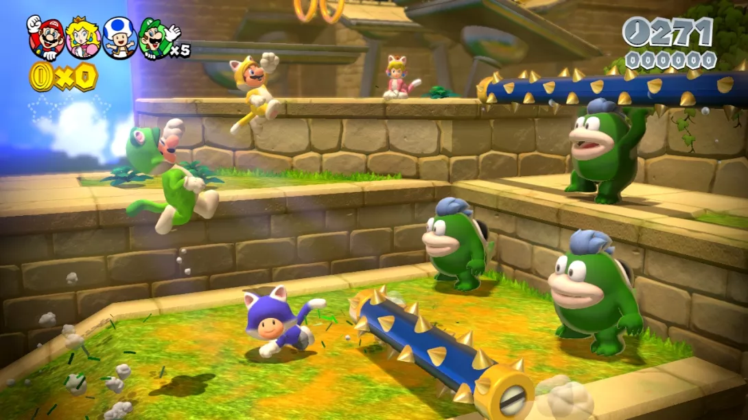 Super Mario 3D Worldin uusissa kuvissa moninpelataan