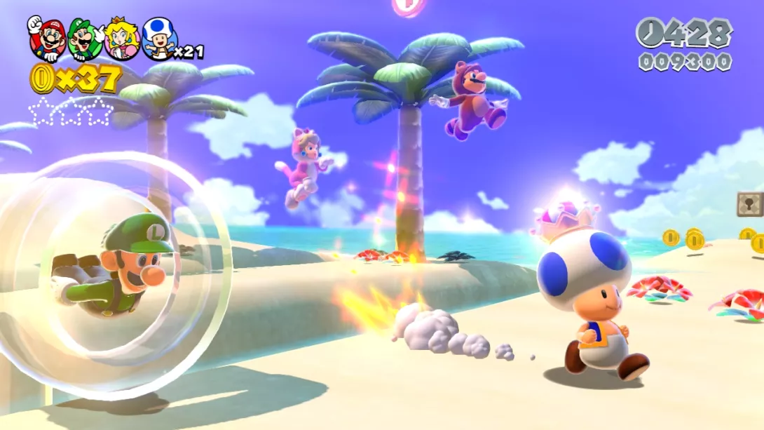 Super Mario 3D Worldin uusissa kuvissa moninpelataan