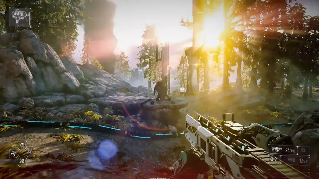 Killzone Shadow Fall metsäkohtaus