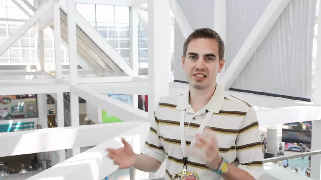 Thomas Puha E3-messuilla 2012