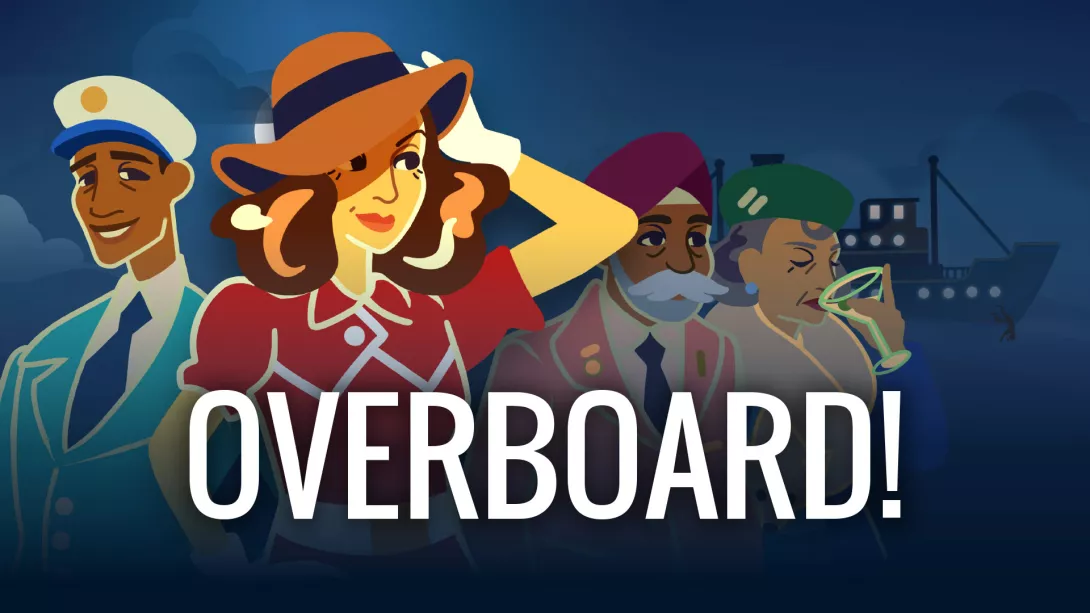 overboard nostokuva logolla varustettuna