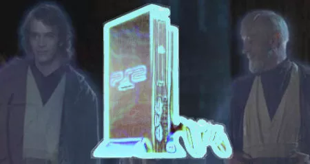 Luke, Obi-Wan ja hologrammi-PS2