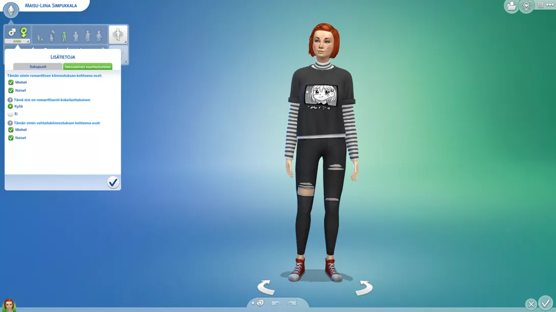sims 4 teinivuodet seksuaalinen suuntautuminen