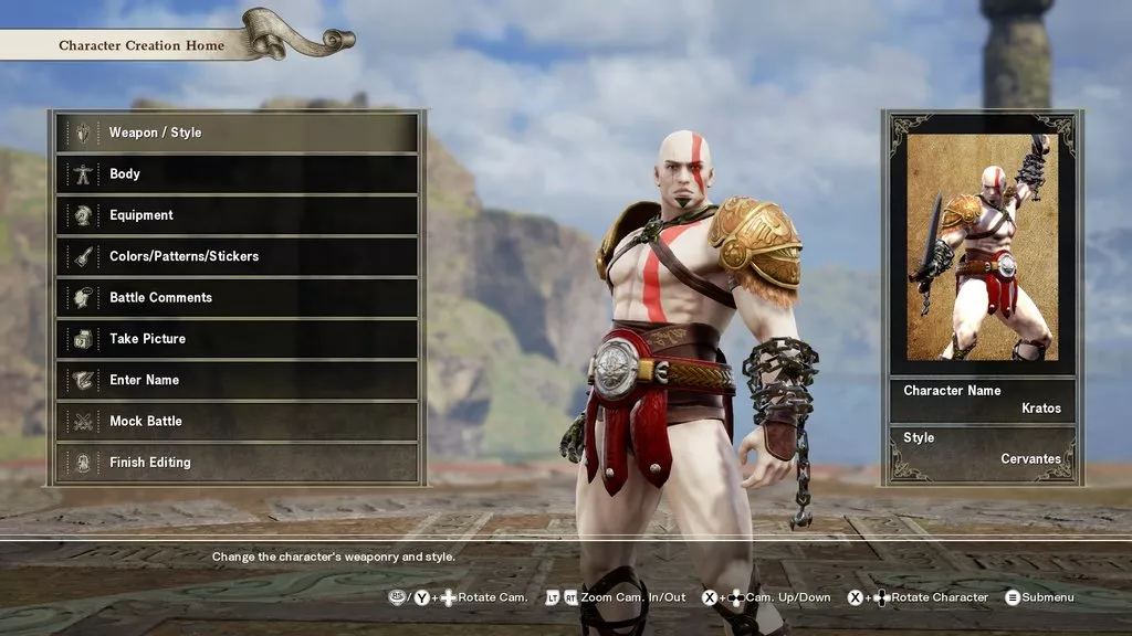 Soul Calibur VI Kratos