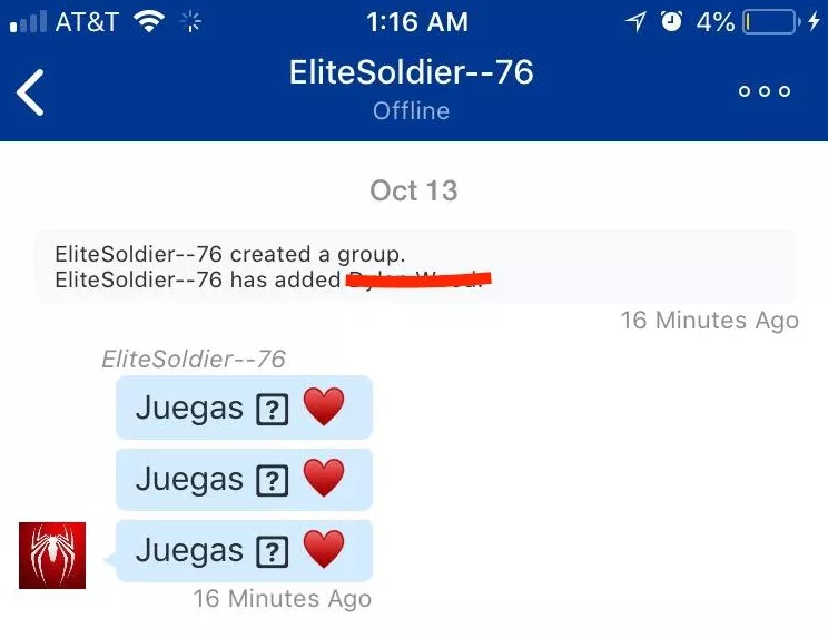 PS4:n tappajaviesti