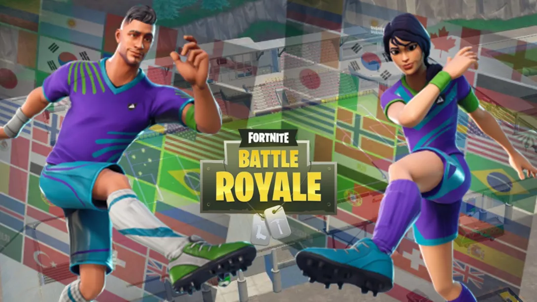 Fortnite ja jalkapallohahmot