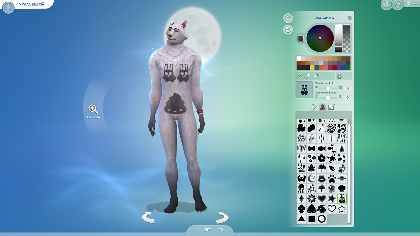 the sims 4 ihmissudet suden muokkaus