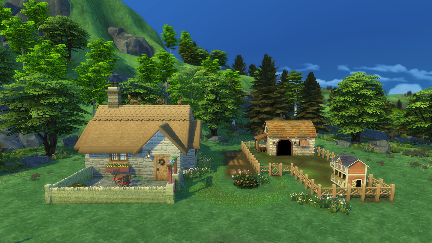 the sims 4 maalaiselämää farmi