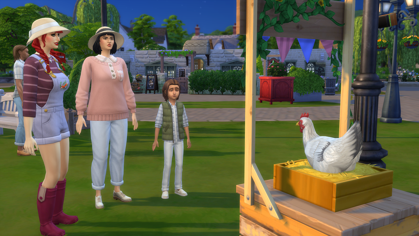 the sims 4 maalaiselämää markkinat