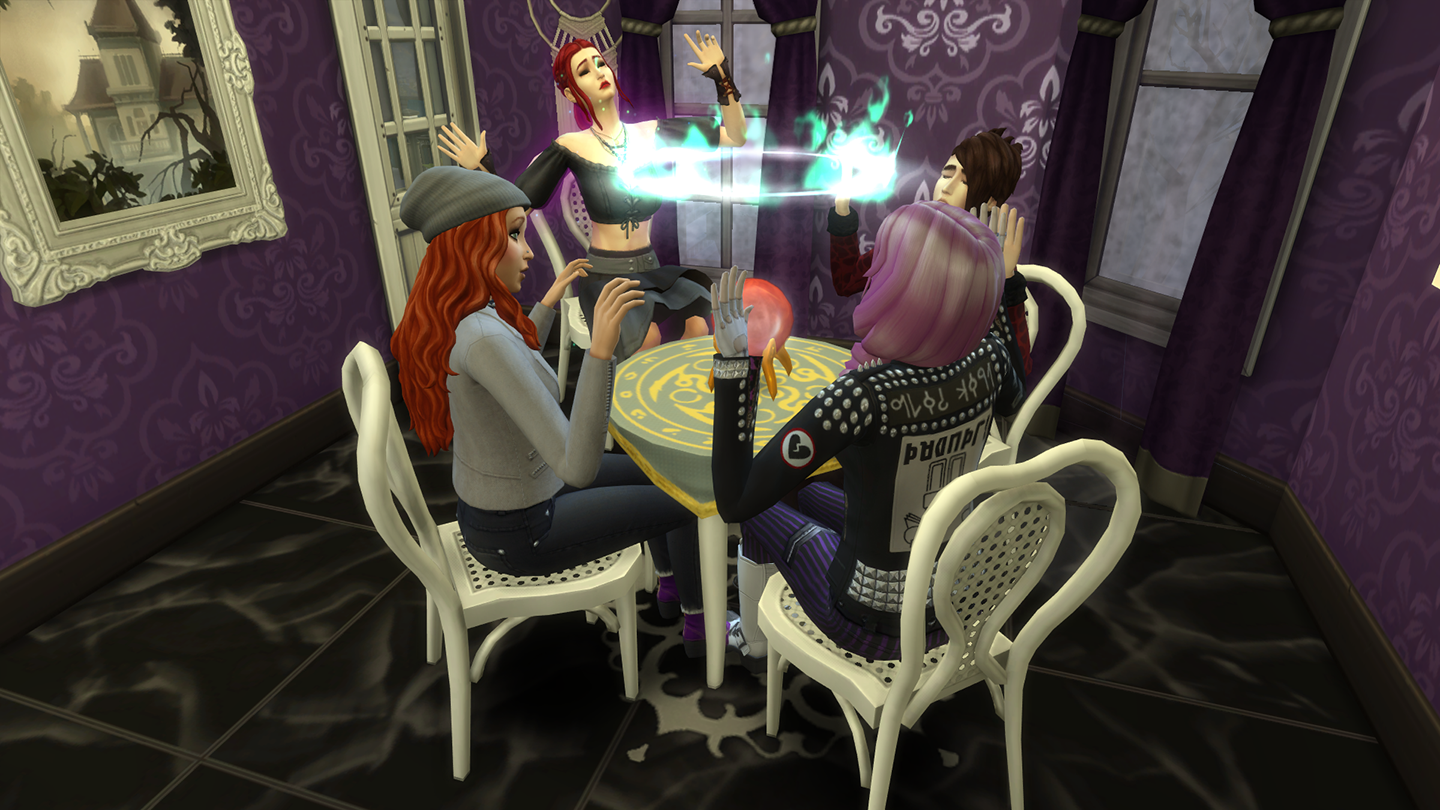 the sims 4 yliluonnollista kamaa spiritismi